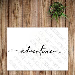 *2 for $20* Adventure vinyl decal Sticker